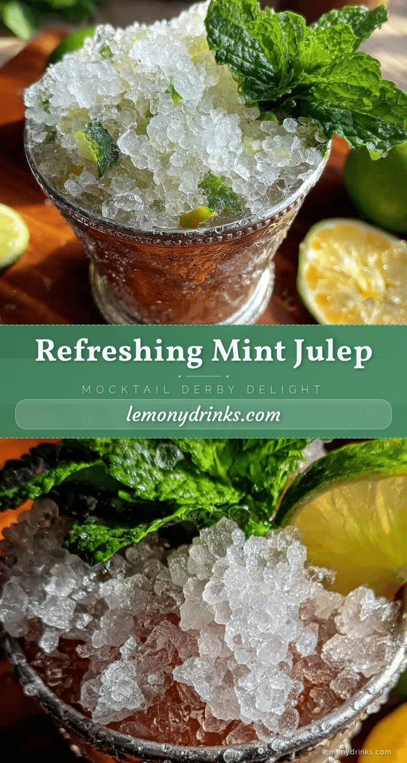 mint julep mocktail recipe