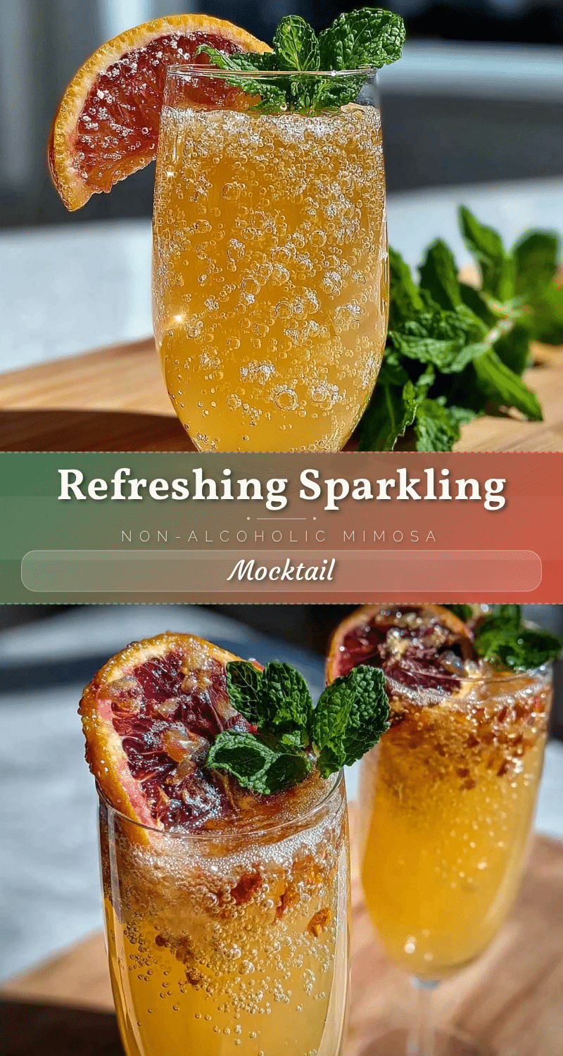 non-alcoholic mimosa mocktail recipe