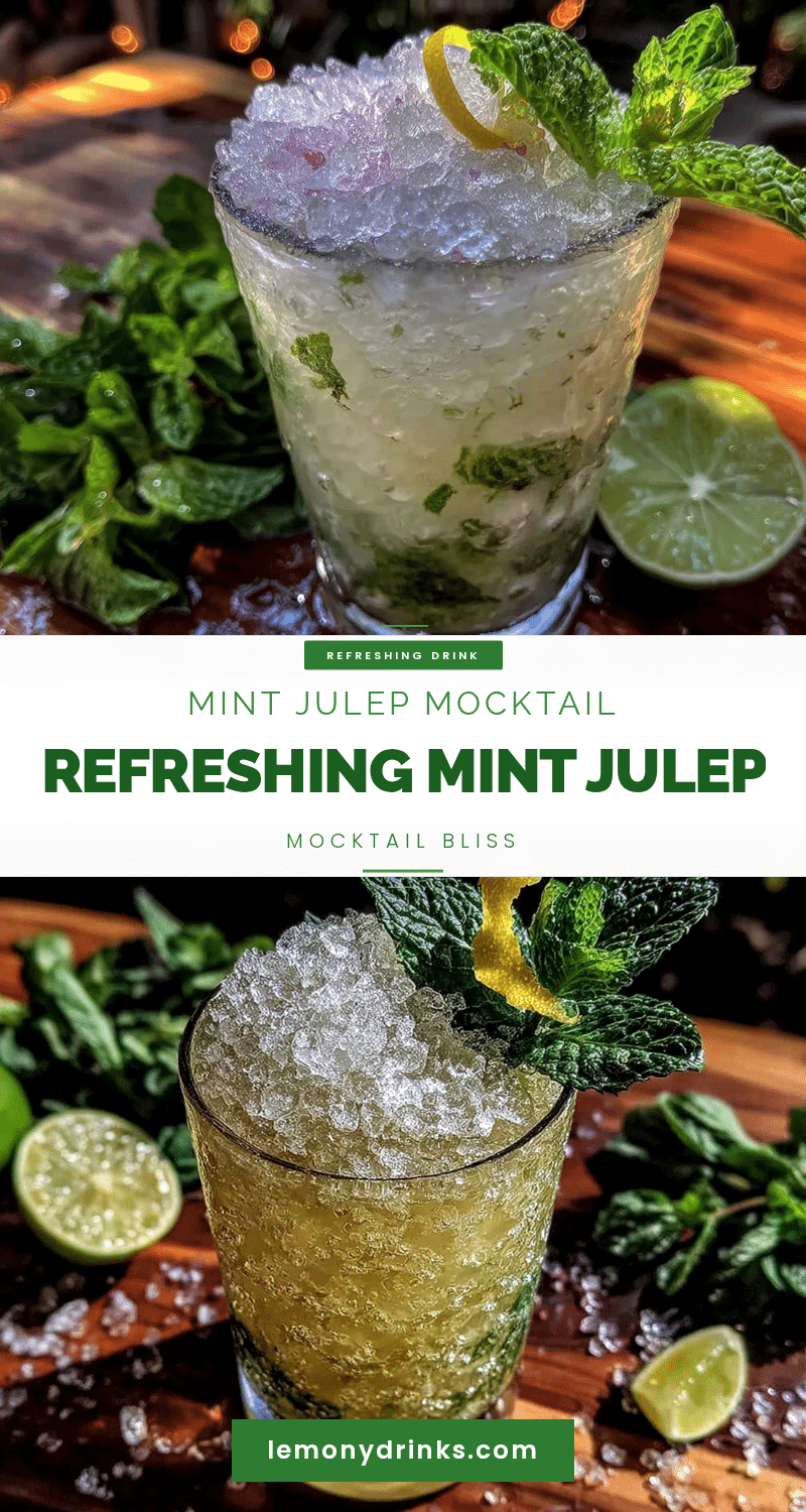 non-alcoholic mint julep mocktail recipe recipe