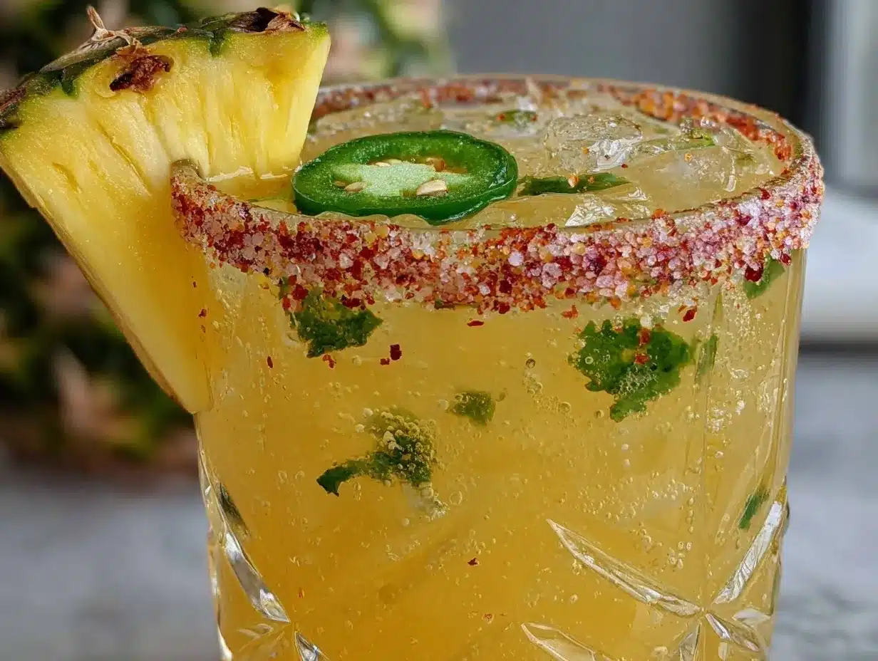 pineapple jalapeño margarita preparation steps