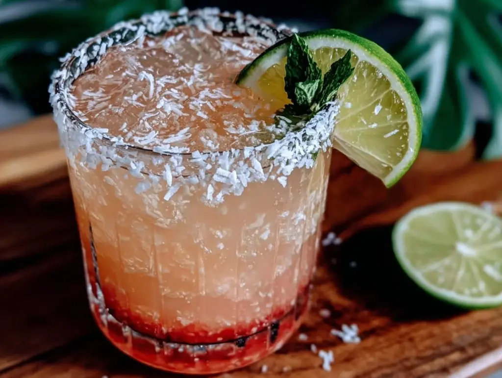 Refreshing Coconut Lime Paloma Cocktail - featured image