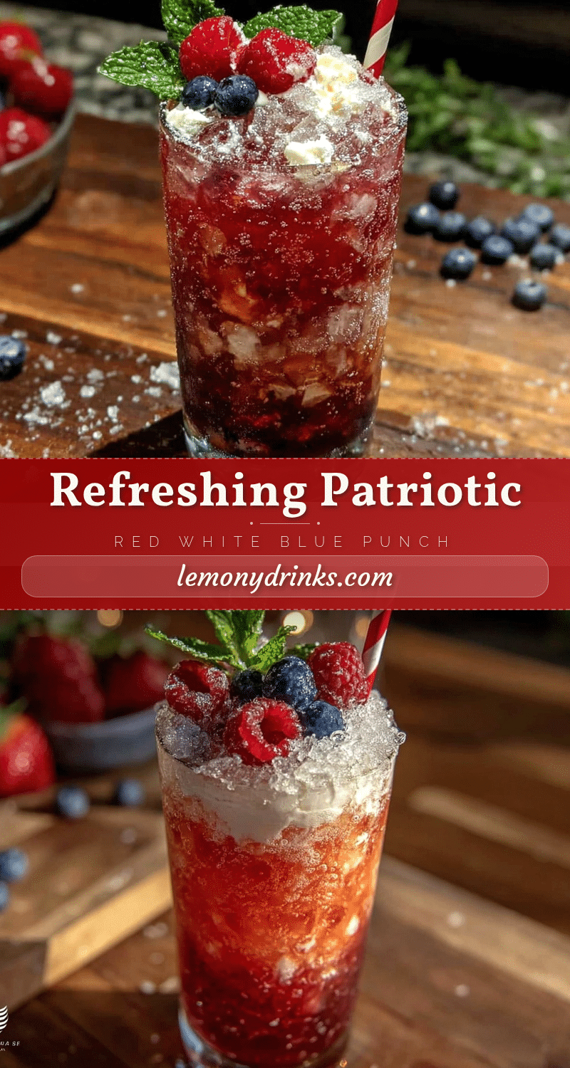 Refreshing Patriotic Punch recipe
