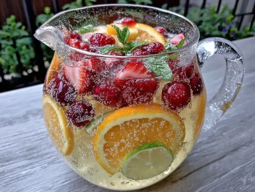 refreshing white wine sangria - featured image