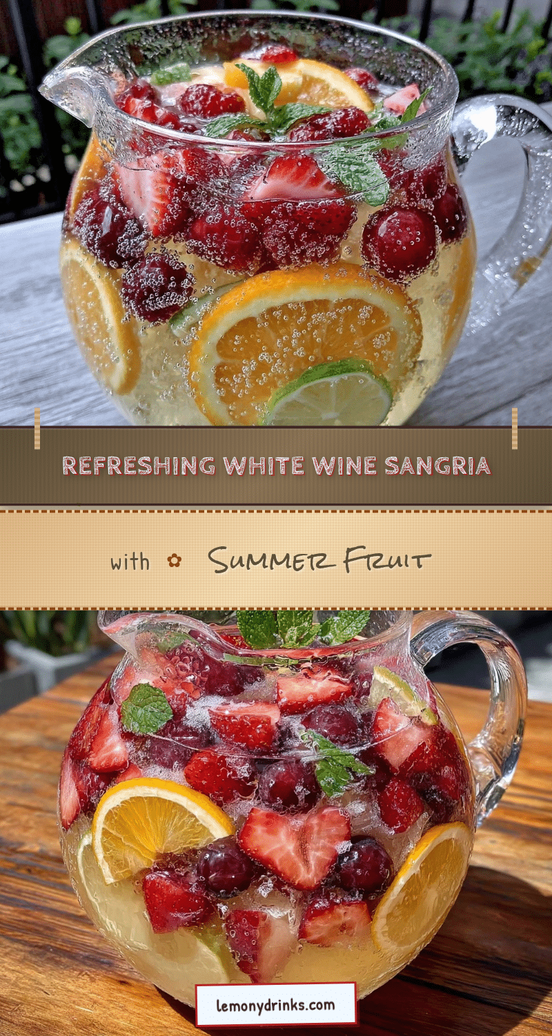 refreshing white wine sangria recipe