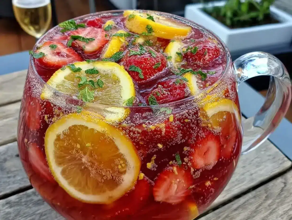 rosé sangria recipe preparation steps
