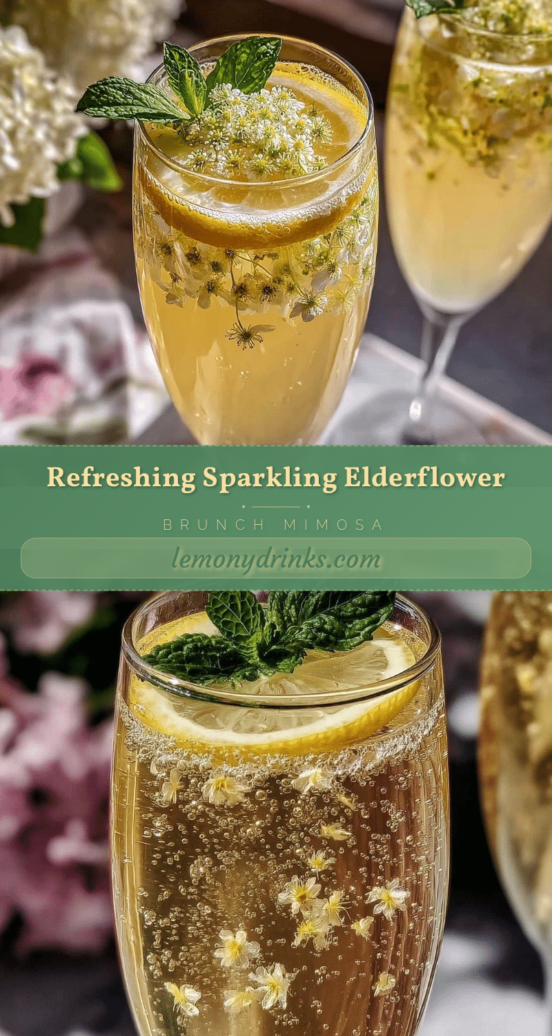 sparkling elderflower mimosa recipe