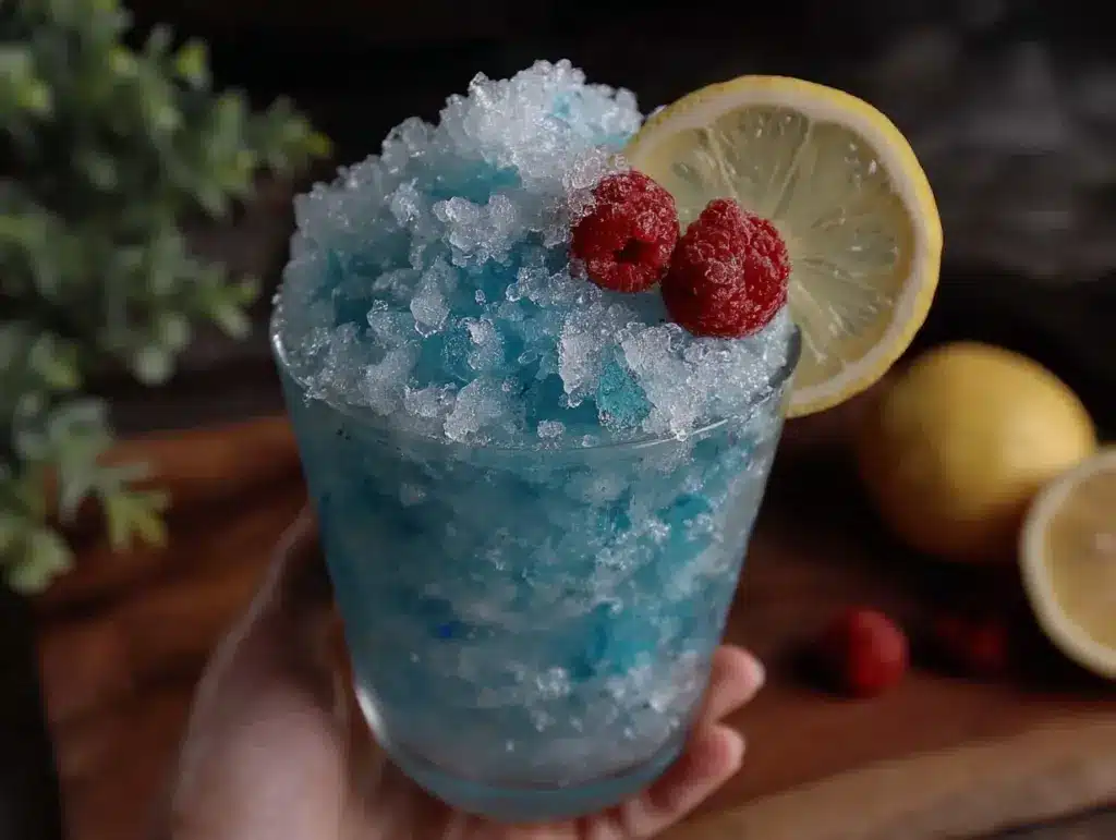 blue raspberry frozen lemonade - featured image