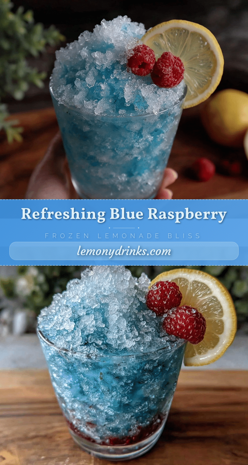 blue raspberry frozen lemonade recipe