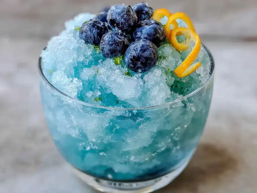 blue raspberry slushie recipe - featured image