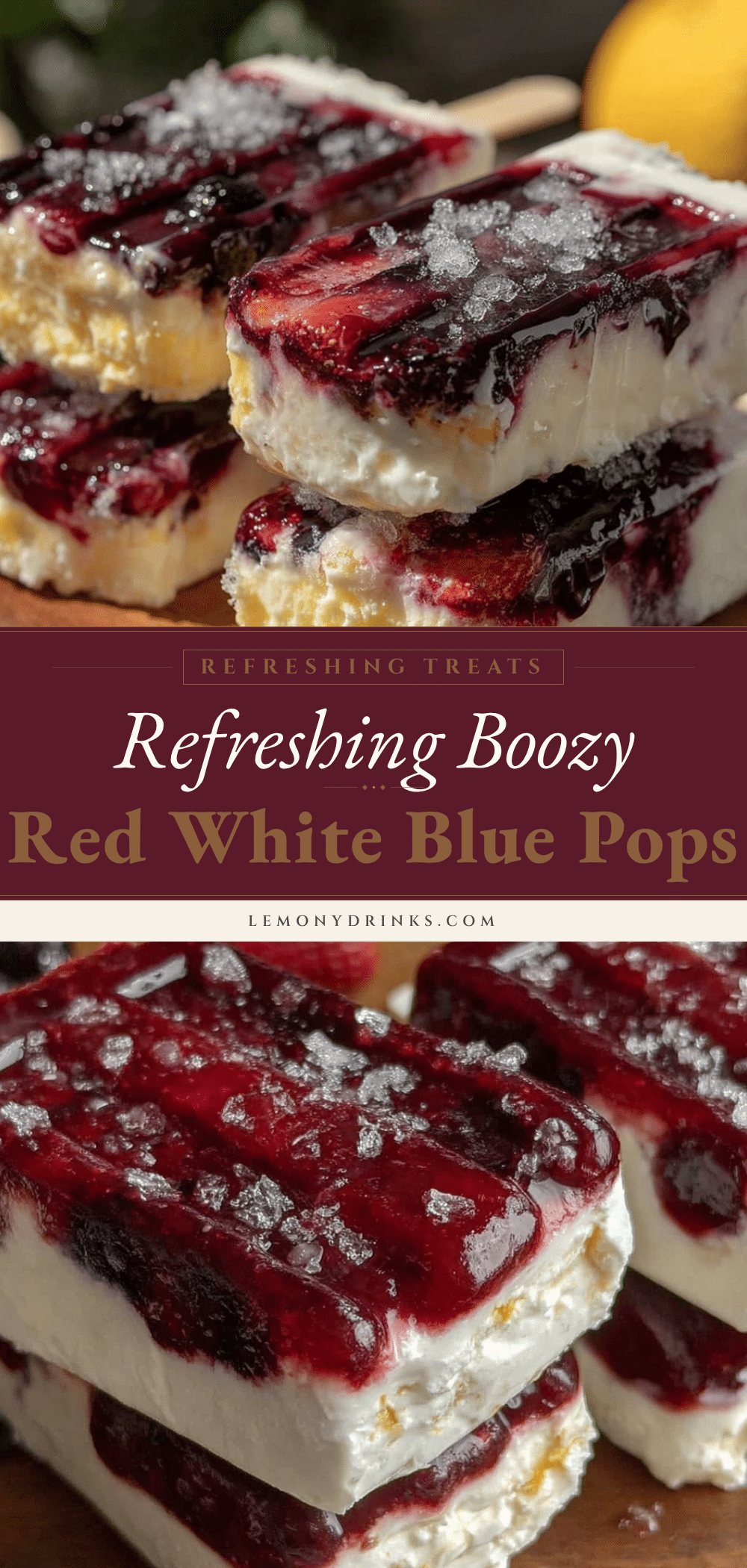boozy red white and blue bomb pops recipe