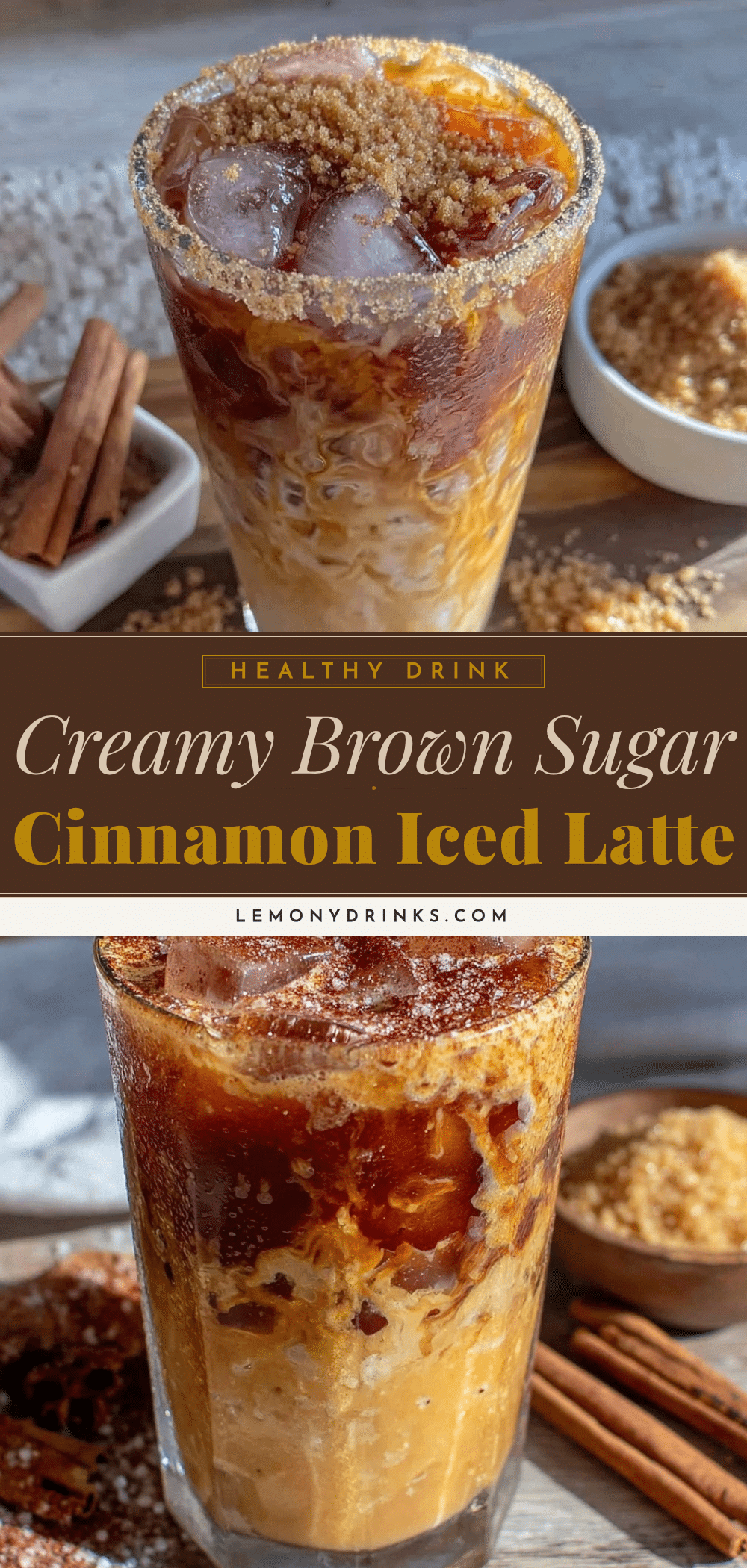 brown sugar cinnamon iced oat milk latte recipe
