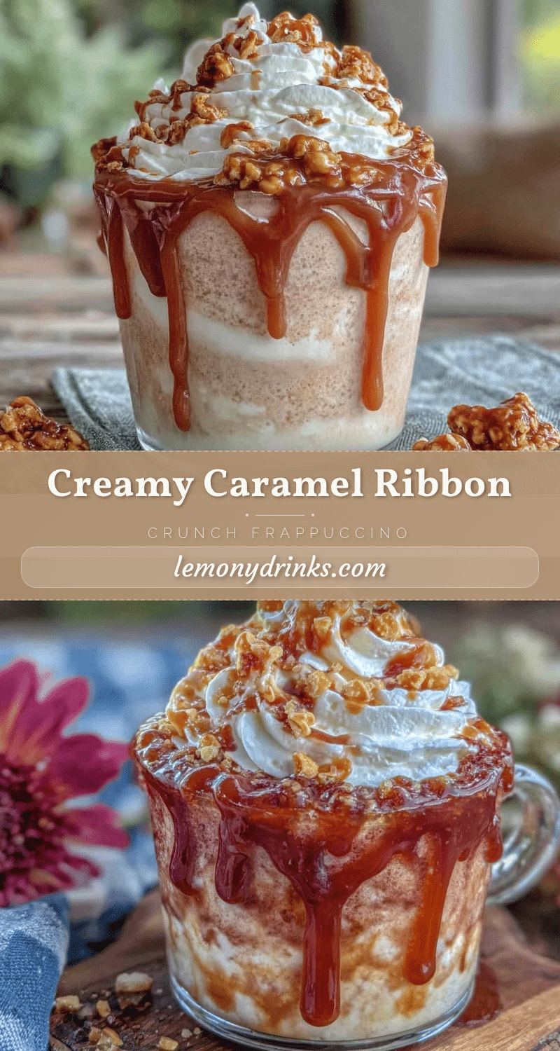 caramel ribbon crunch frappuccino recipe recipe