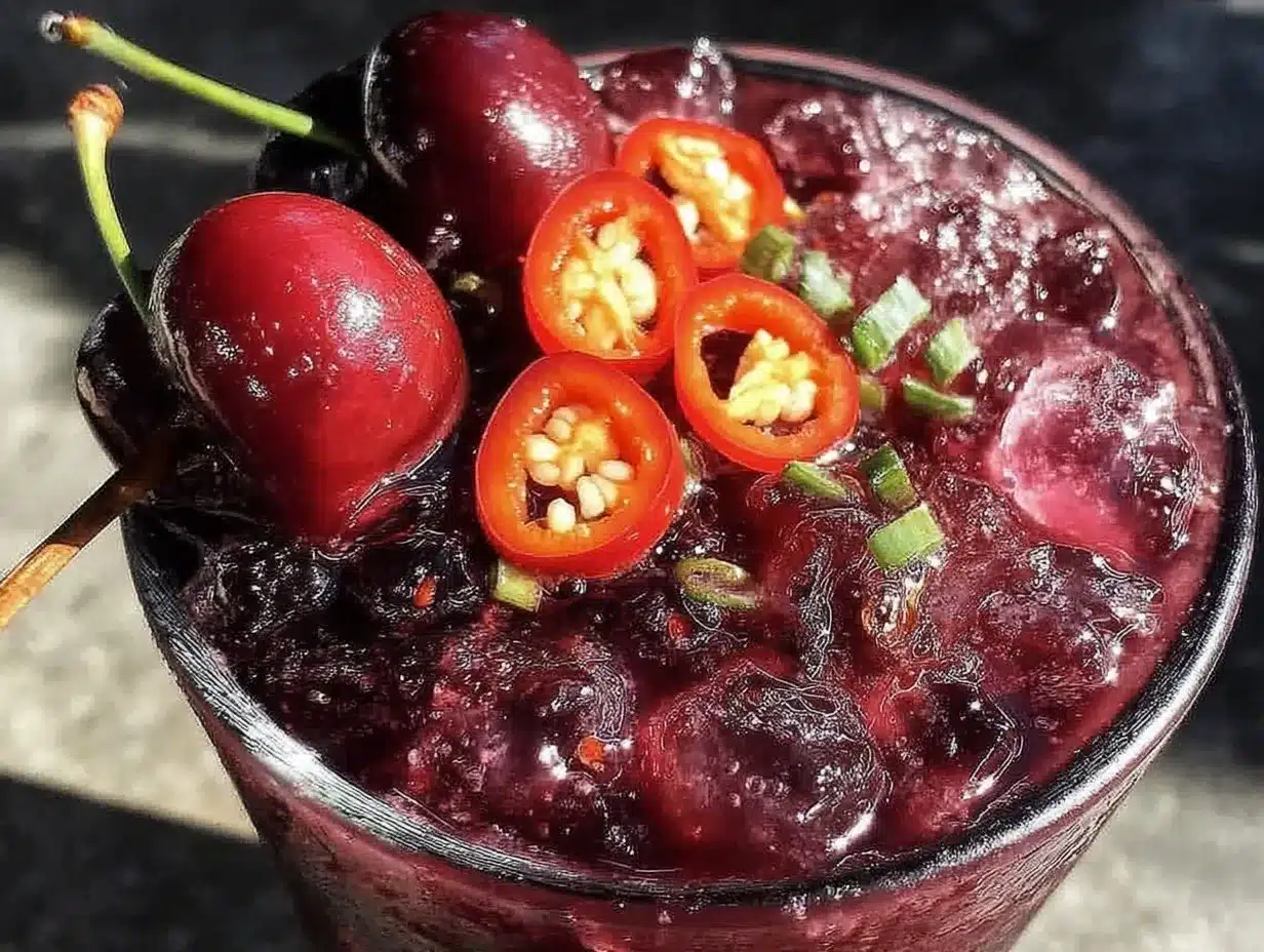 cherry bomb firecracker slushie preparation steps