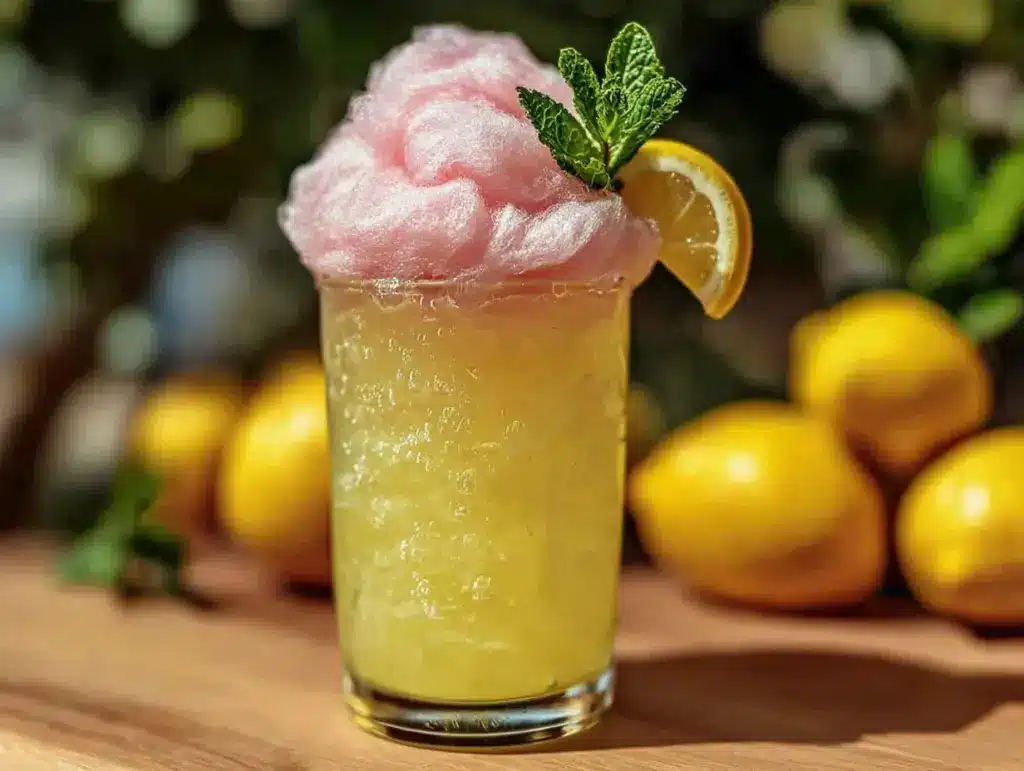 cotton candy lemonade sparkler - featured image