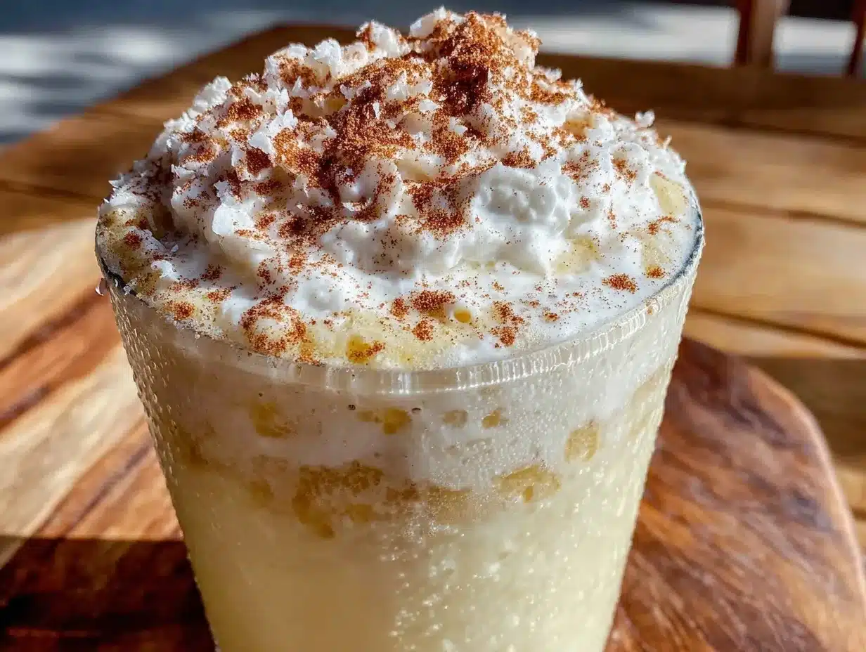 creamy coconut horchata preparation steps