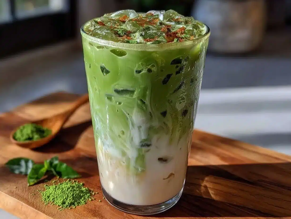 creamy copycat starbucks matcha latte preparation steps