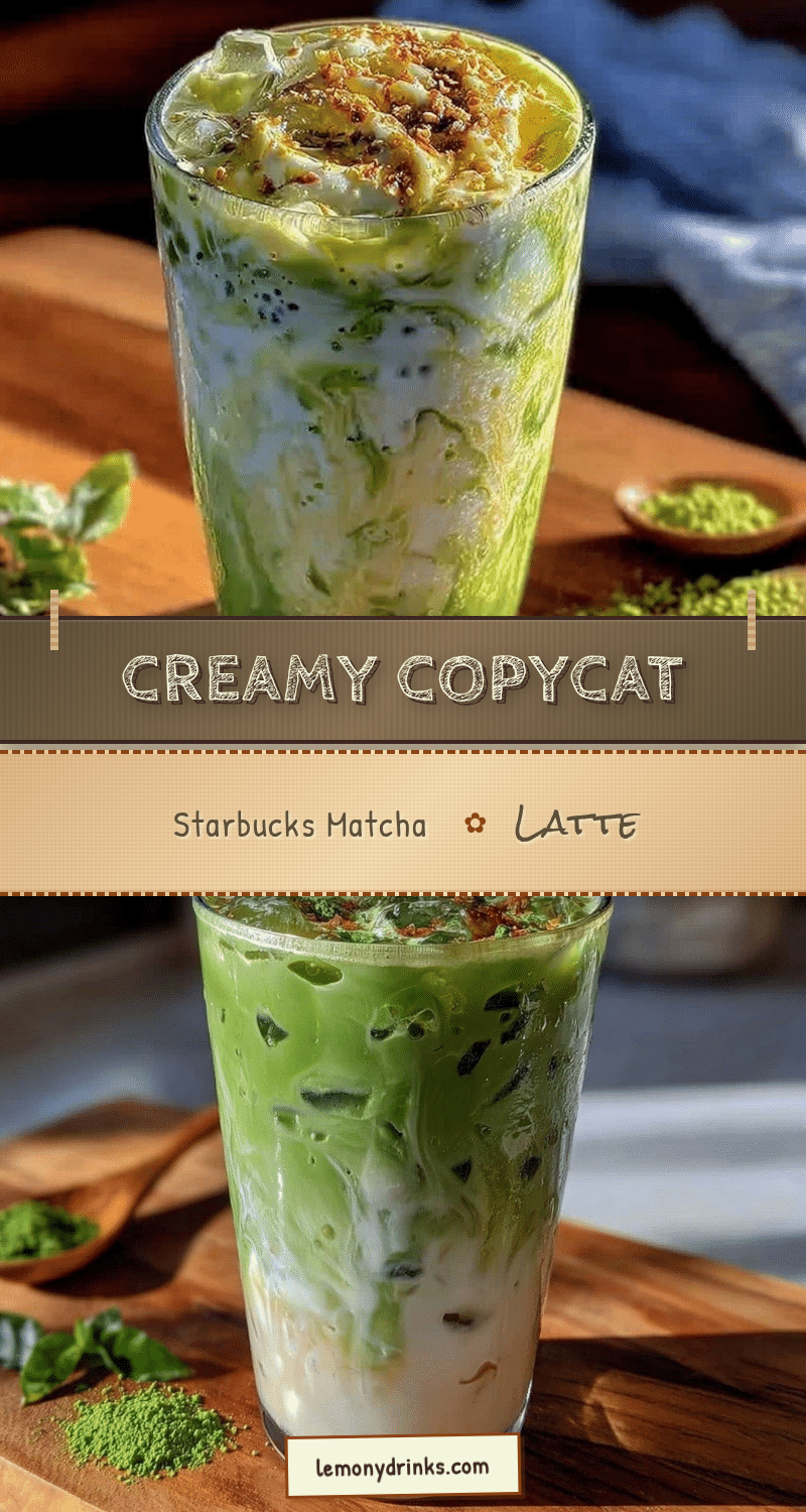 creamy copycat starbucks matcha latte recipe