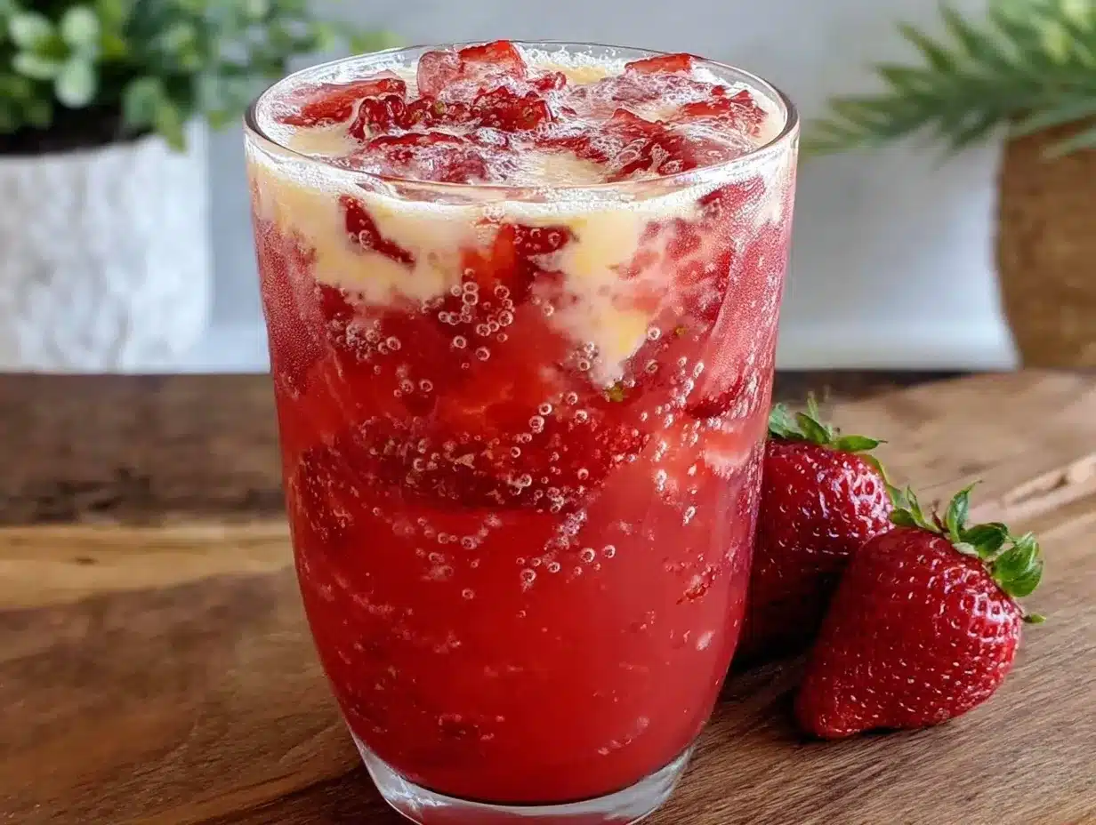 creamy copycat starbucks pink drink preparation steps