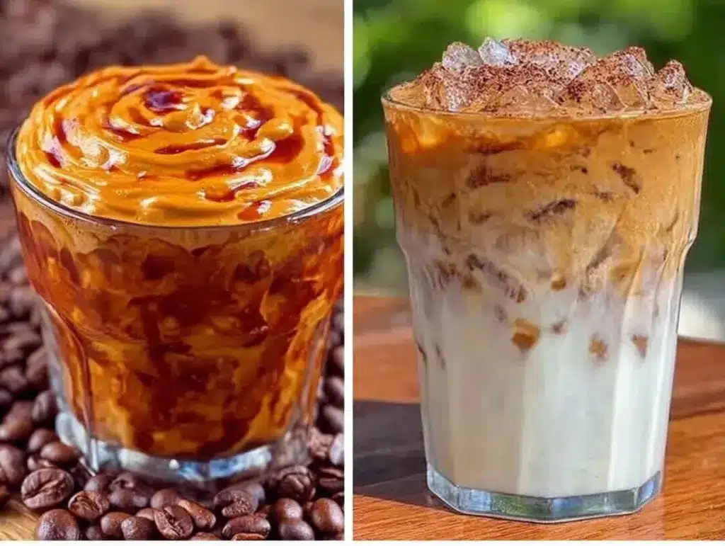 creamy dalgona whipped coffee - featured image