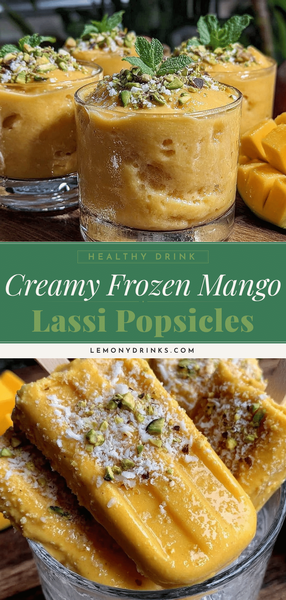 creamy frozen mango lassi popsicle cups recipe