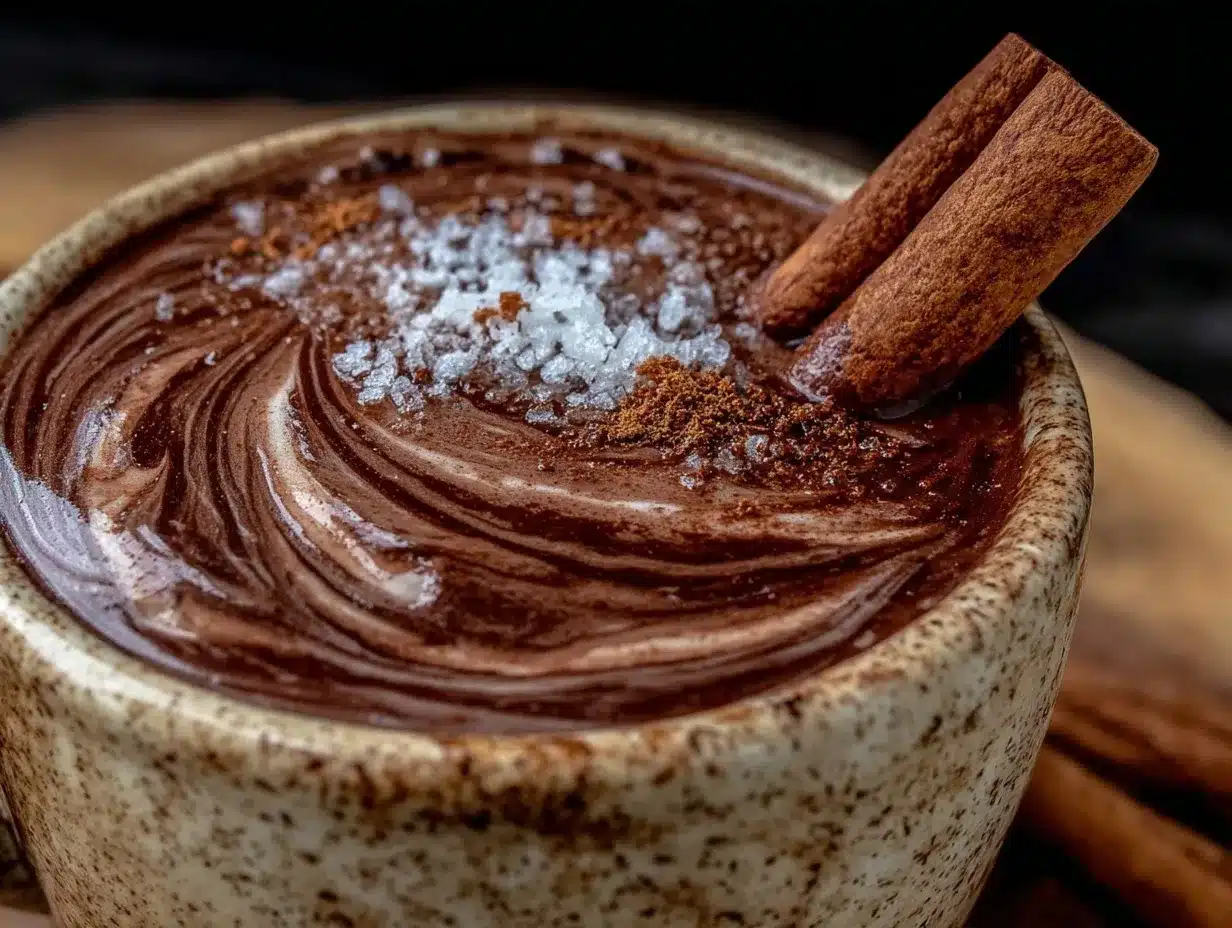 creamy mexican hot chocolate preparation steps