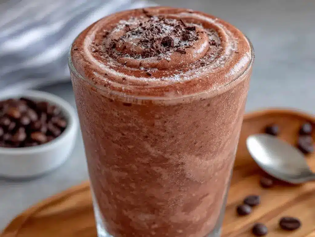 creamy protein coffee shake - featured image