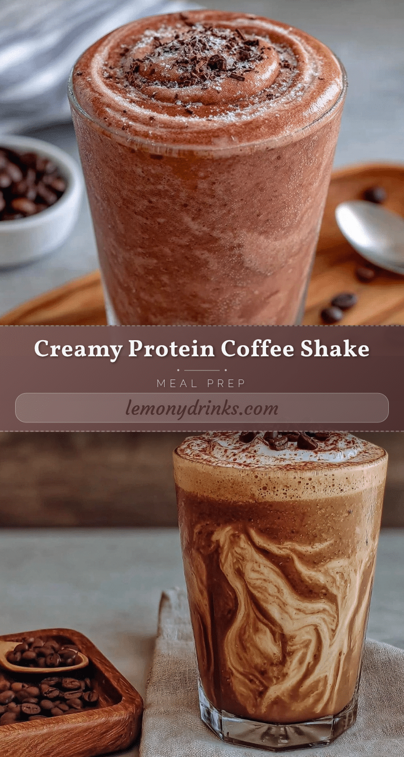 creamy protein coffee shake recipe