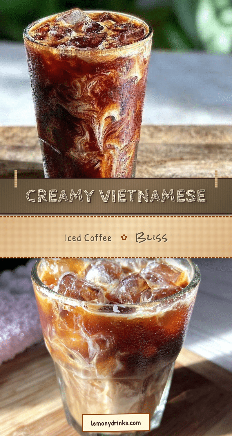 Creamy Vietnamese Iced Coffee recipe