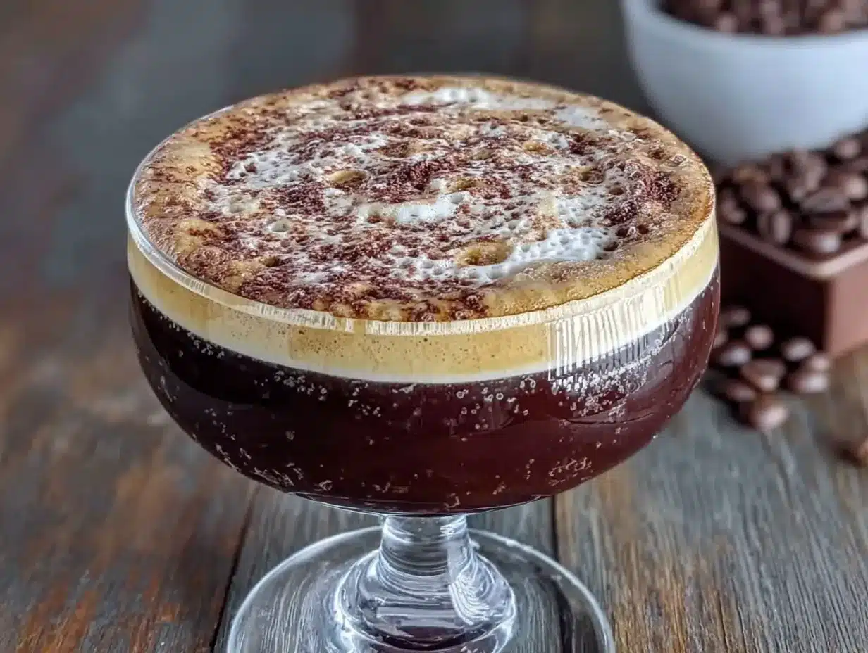 creamy virgin espresso martini preparation steps