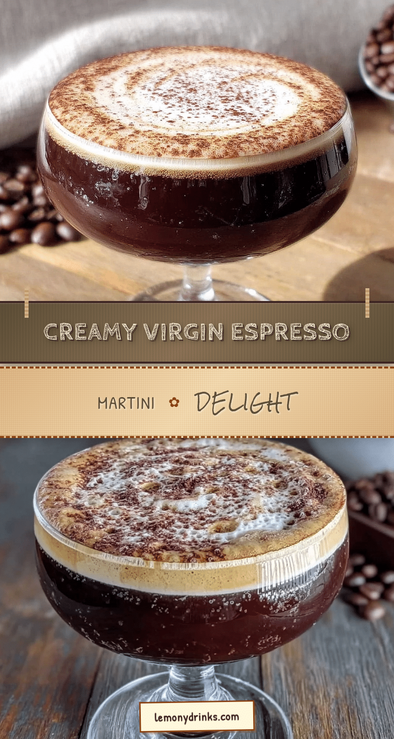 creamy virgin espresso martini recipe