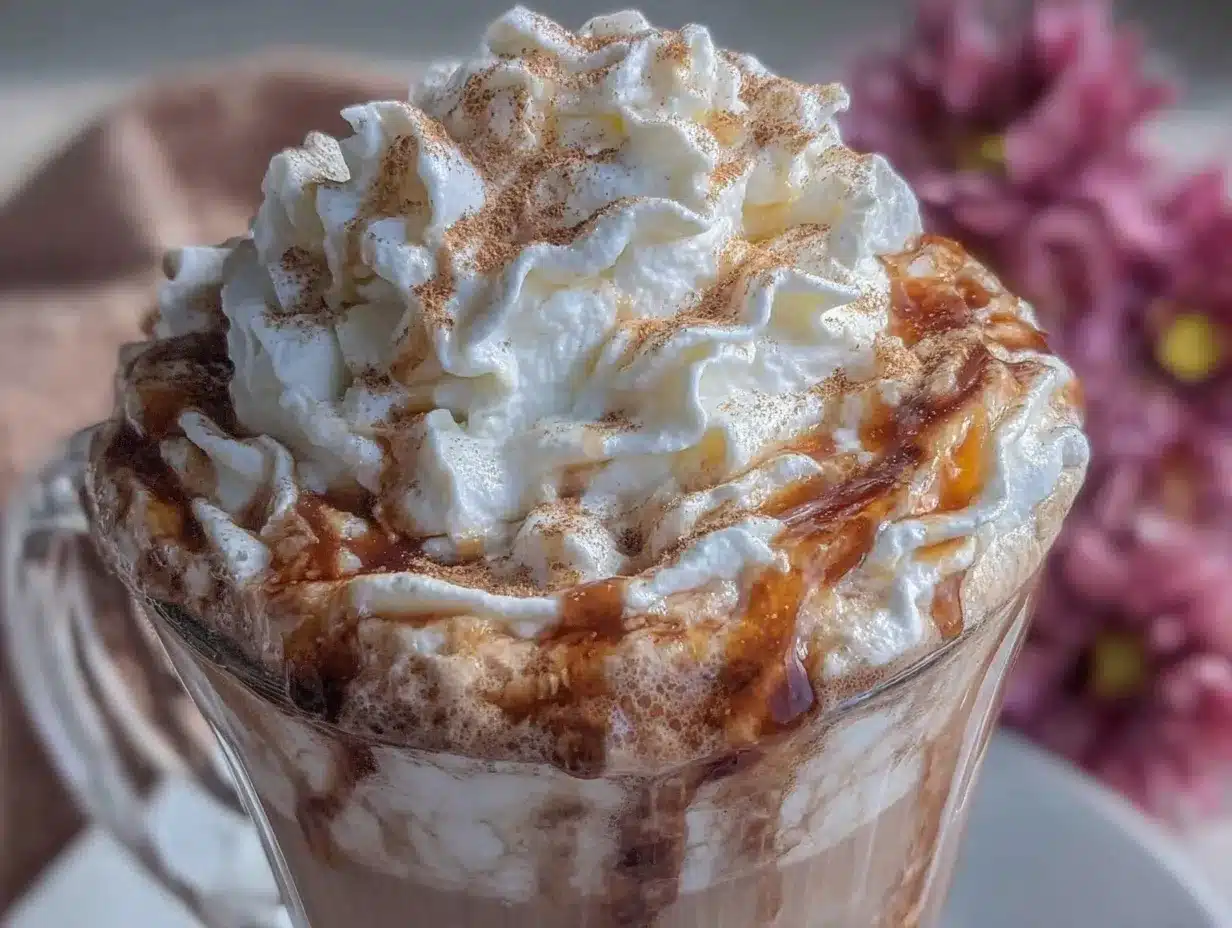 creamy white hot chocolate preparation steps