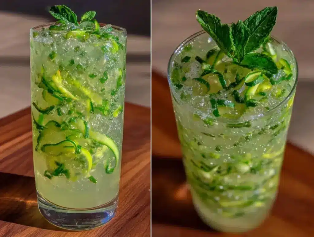 cucumber mint gin-free spritz - featured image