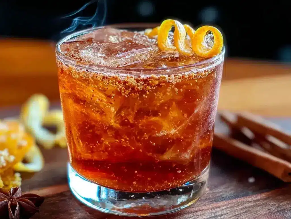 flavorful smoked old fashioned - featured image