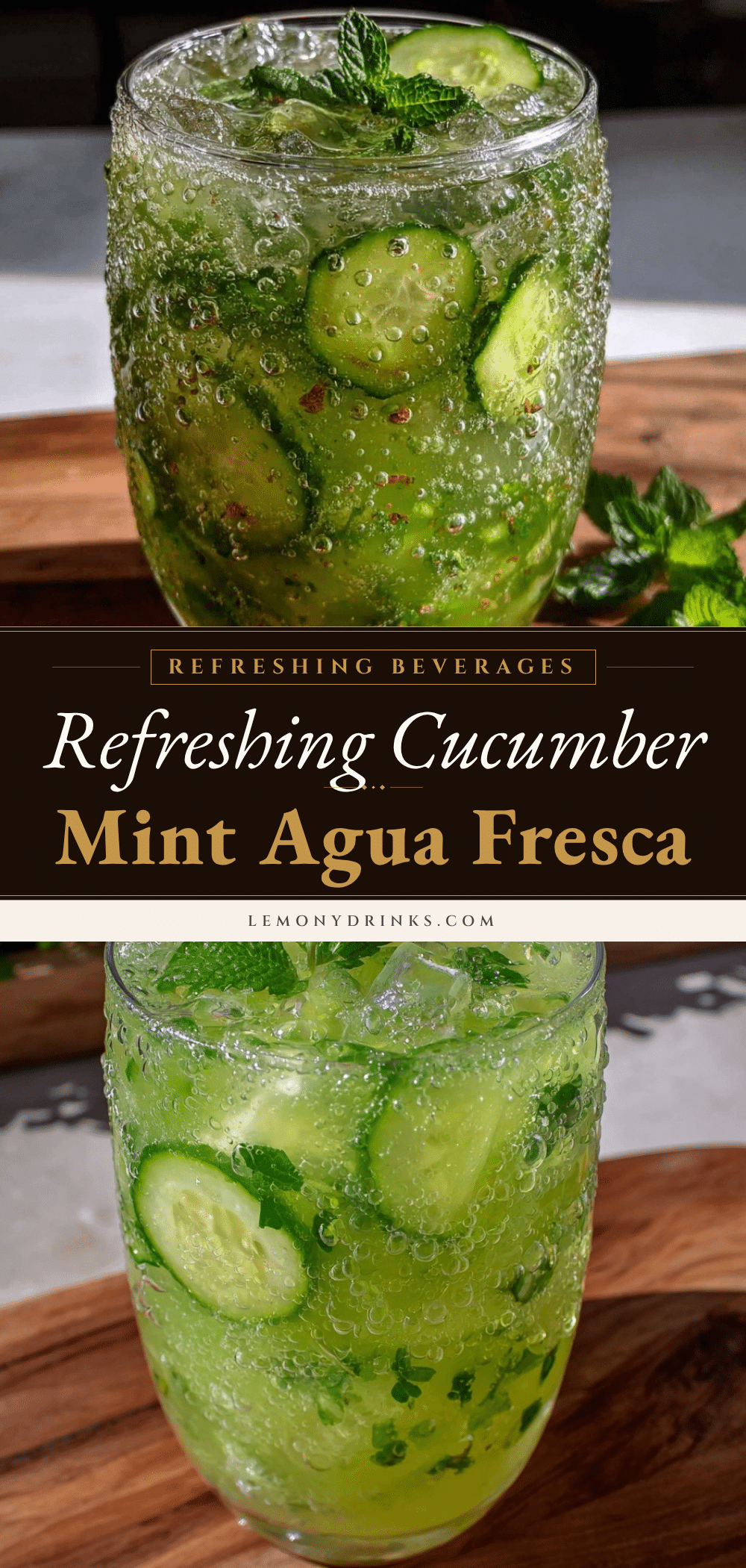 fresh cucumber mint agua fresca recipe