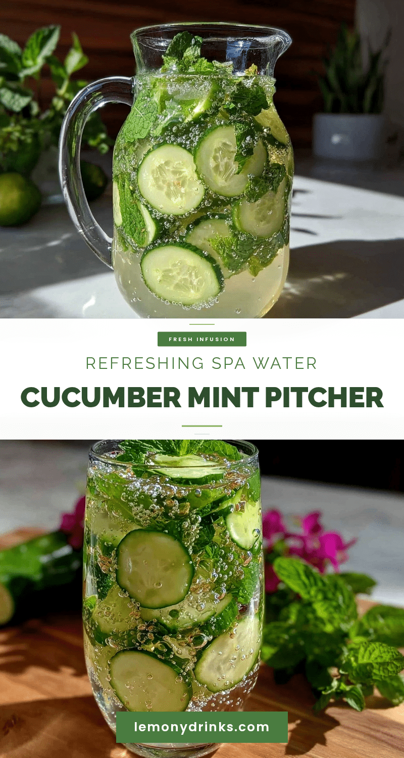 Fresh Cucumber Mint Spa Water recipe