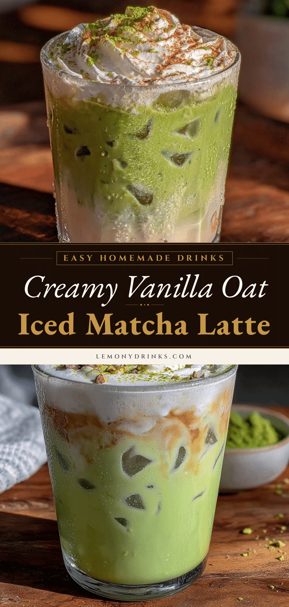 fresh iced matcha latte recipe