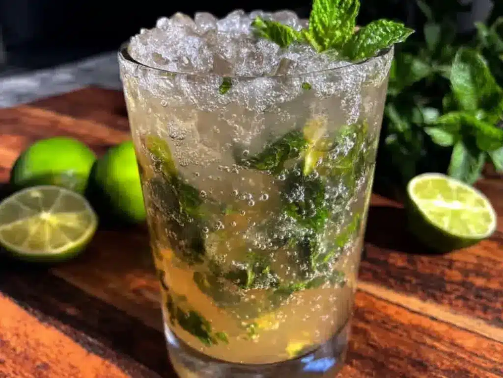 fresh virgin mojito mocktail - featured image