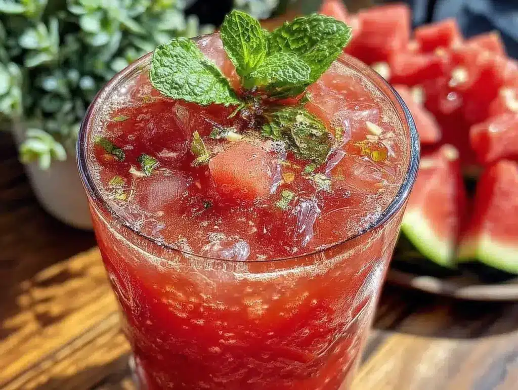 fresh watermelon agua fresca - featured image