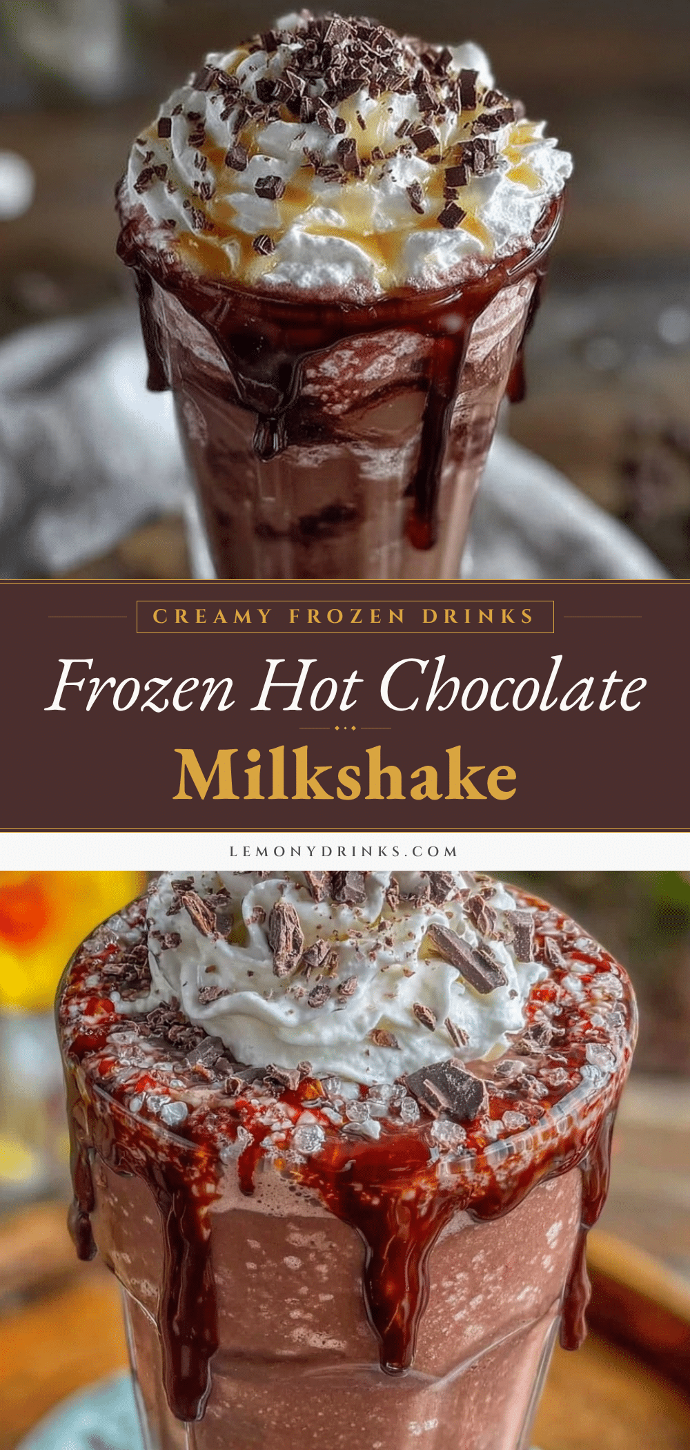 frozen hot chocolate milkshake recipe
