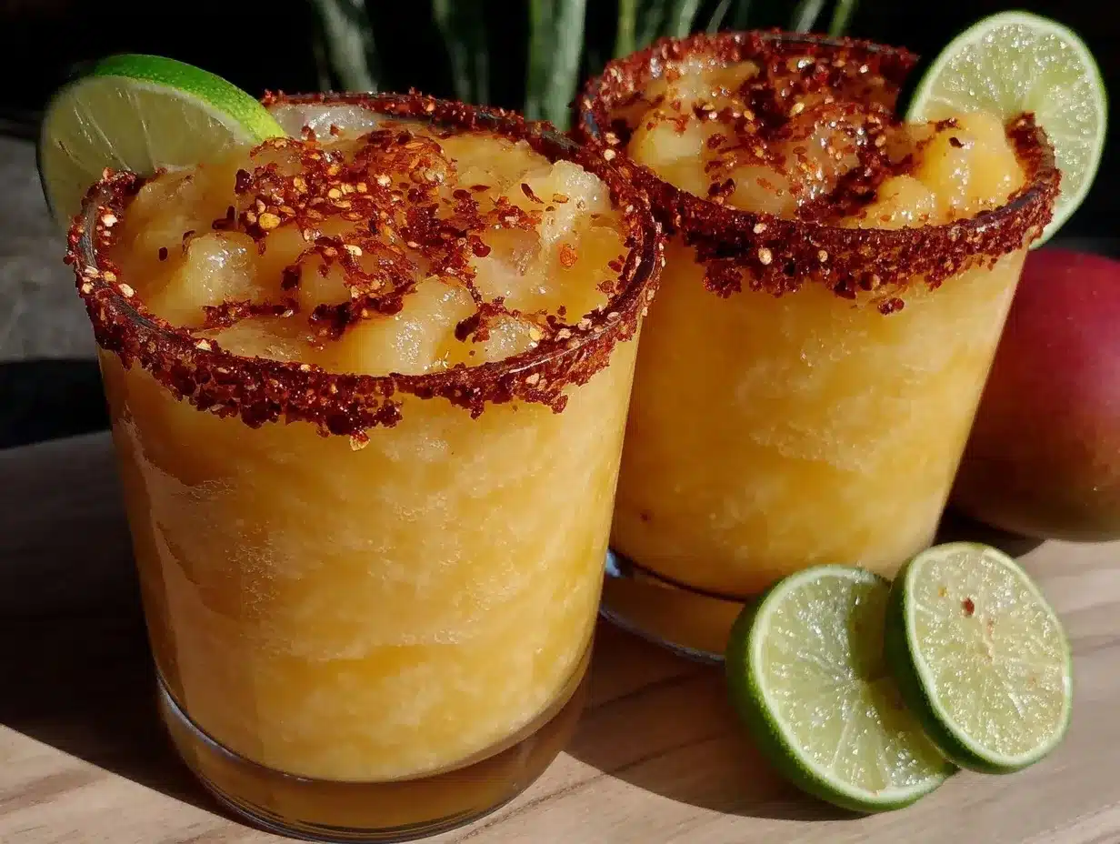 frozen mango margarita preparation steps