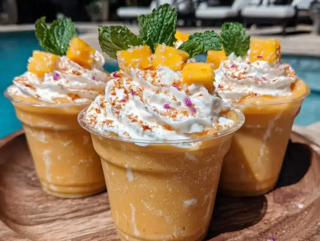 frozen mango tango smoothie cups - featured image