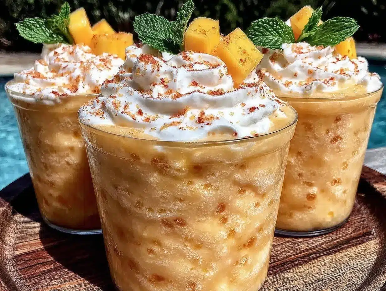 frozen mango tango smoothie cups preparation steps