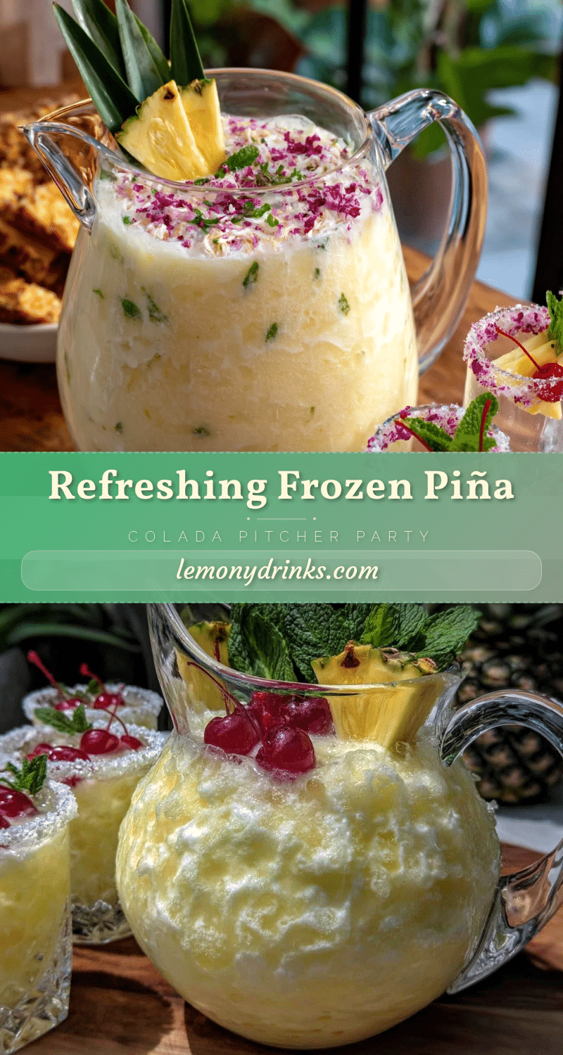 frozen piña colada pitcher recipe recipe