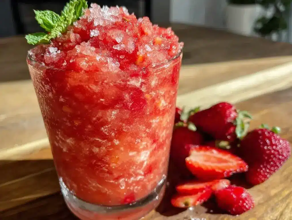 frozen rosé slushie - featured image