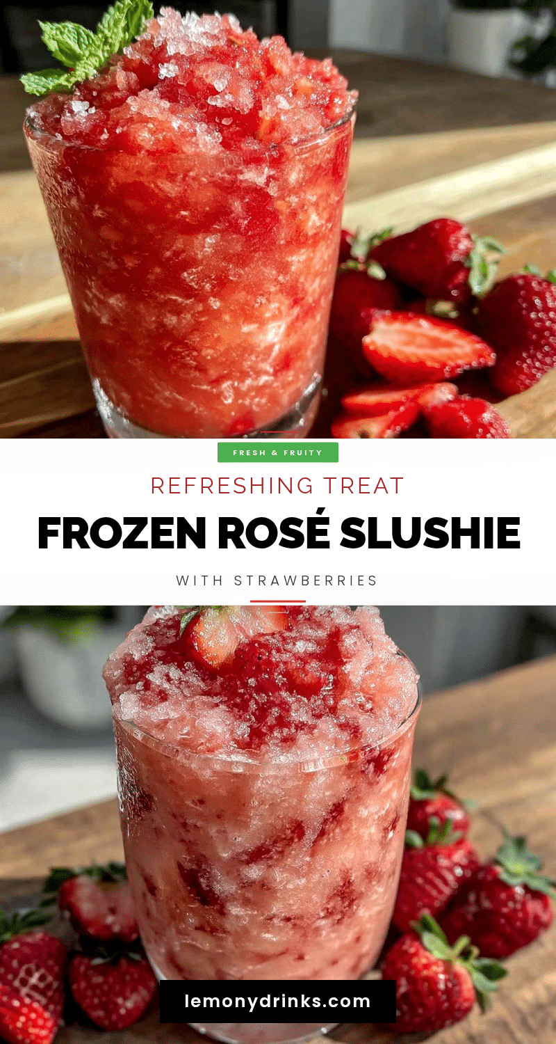 frozen rosé slushie recipe