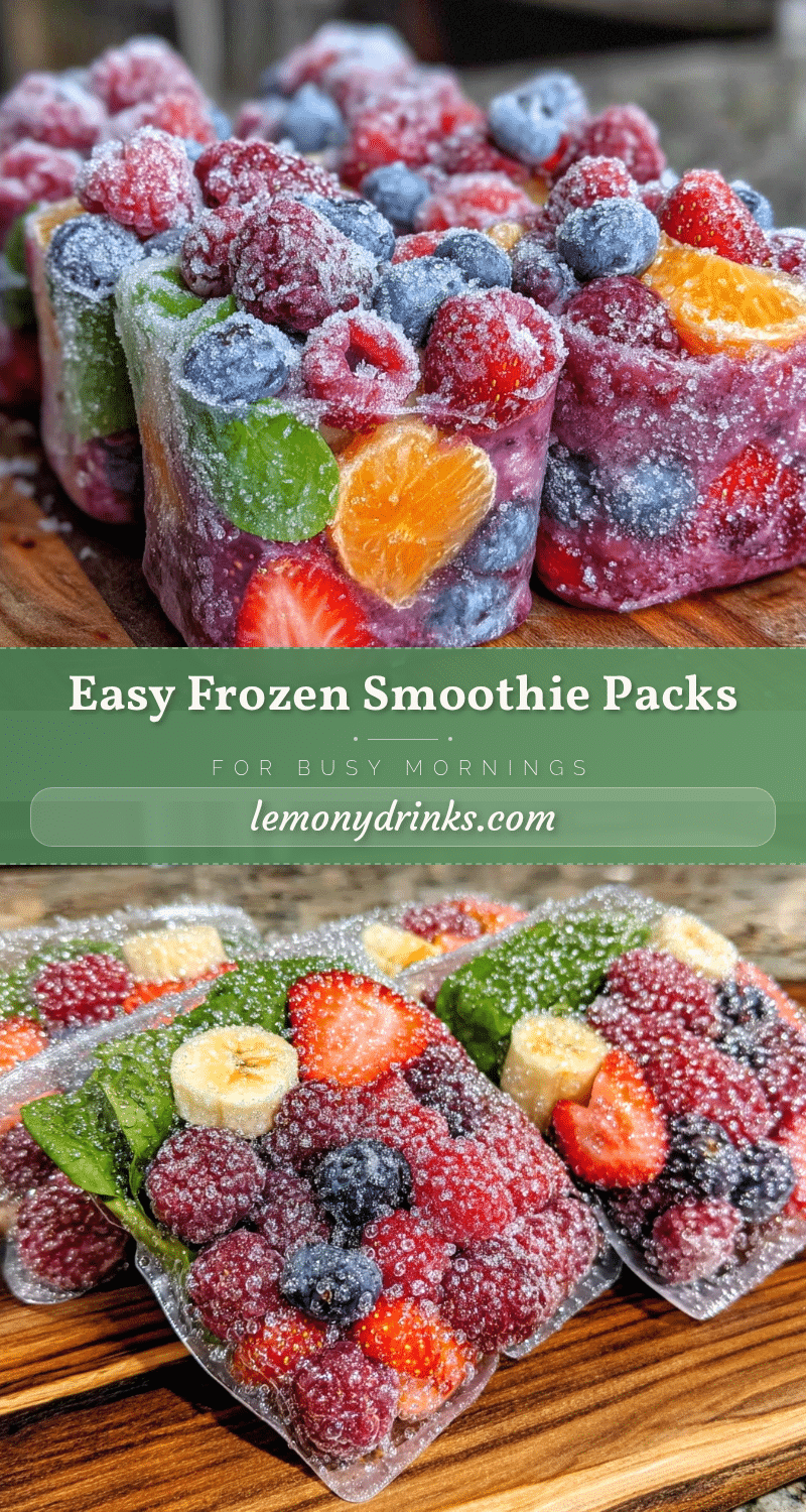 frozen smoothie packs recipe
