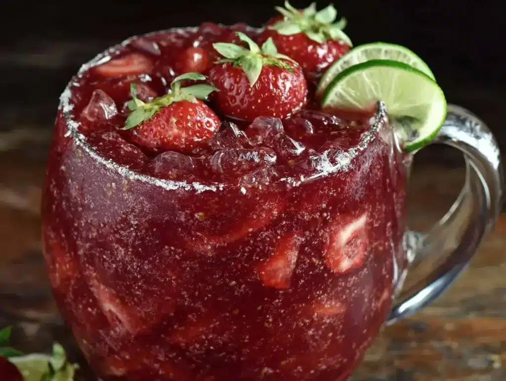 frozen strawberry daiquiri pitcher - featured image