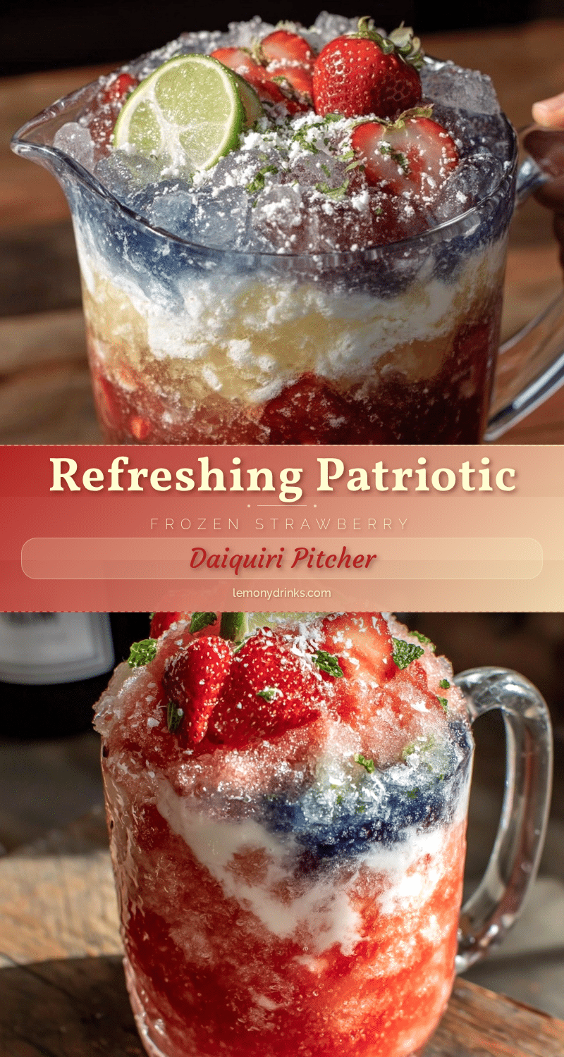 frozen strawberry daiquiri pitcher recipe