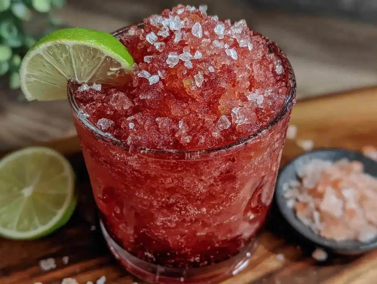 frozen watermelon slushie preparation steps