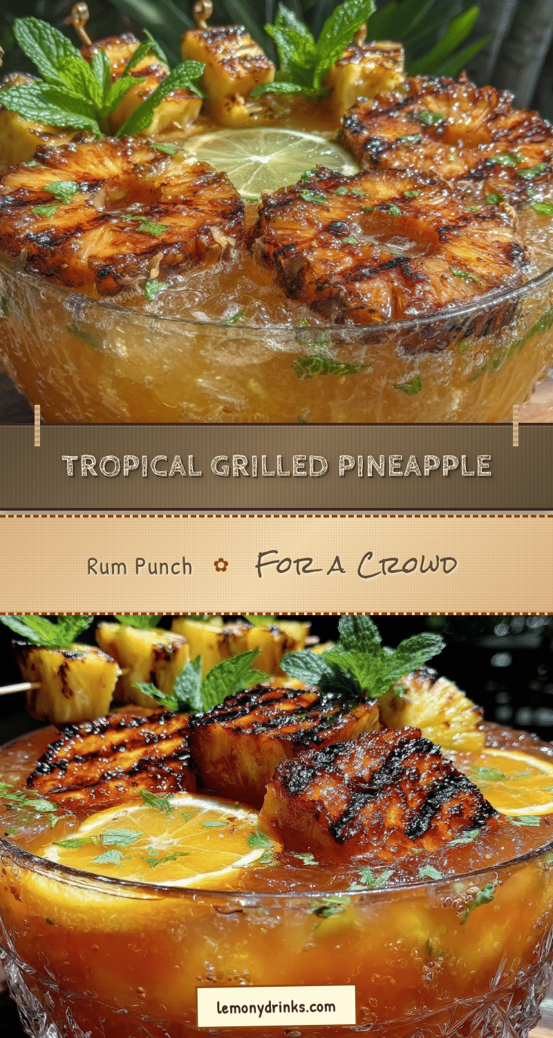 grilled pineapple rum punch recipe